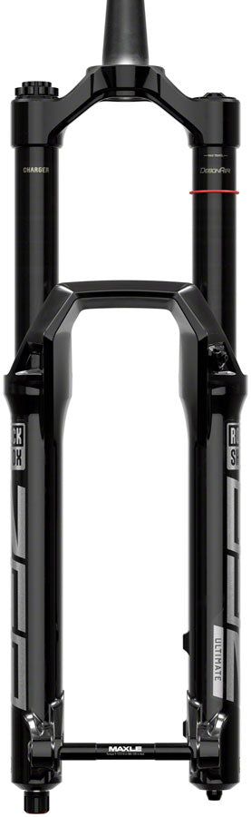 Load image into Gallery viewer, RockShox ZEB Ultimate A3 Suspension Fork, 27.5'', DebonAir+ W/ButterCups, 180mm, 1-1/8''-1.5'', 15x110mm TA, Rake: 44mm,
