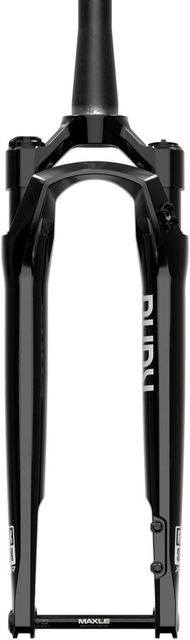 Load image into Gallery viewer, RockShox RUDY Ultimate XPLR Race Day 2 Suspension Fork - 700c, 30 mm, 12 x 100 mm, 51 mm Offset, Gloss Black, A2
