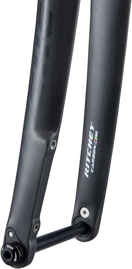 Load image into Gallery viewer, Ritchey WCS Carbon Cross Disc Fork Tapered 45mm Rake 12mm Thru Axle Flat Mount
