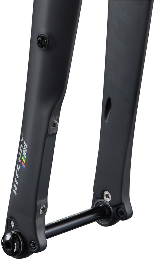 Ritchey WCS Carbon Adventure Fork - 1-1/8" Tapered, Thru Axle, Flat Mount