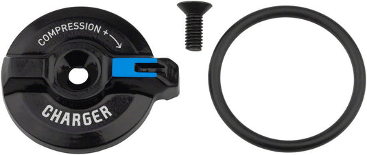 RockShox Fork Compression Damper Knob Kit - Crown Turnkey Lockout Damper, XC30 TK (B3-B4), 30S TK (A5), Judy S TK (A2),
