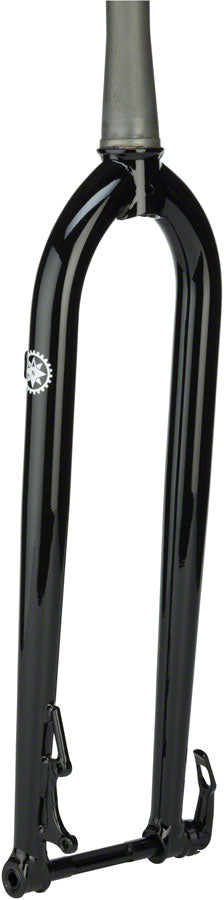 Load image into Gallery viewer, Salsa Cro Moto Grande Fork - 29&quot;, 100x15mm Thru-Axle, 1-1/8&quot; Tapered, Steel, IS Disc, Black
