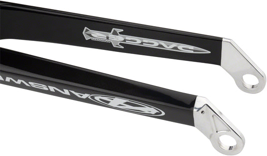 Answer BMX Dagger Pro Fork 24" 20mm Forged Dropout Matte Black Carbon Legs