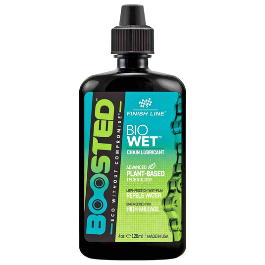 Finish-Line-BOOSTED-Bio-Wet-Lube-120ml-(4.0oz)-Bicycle-Chain-Lube