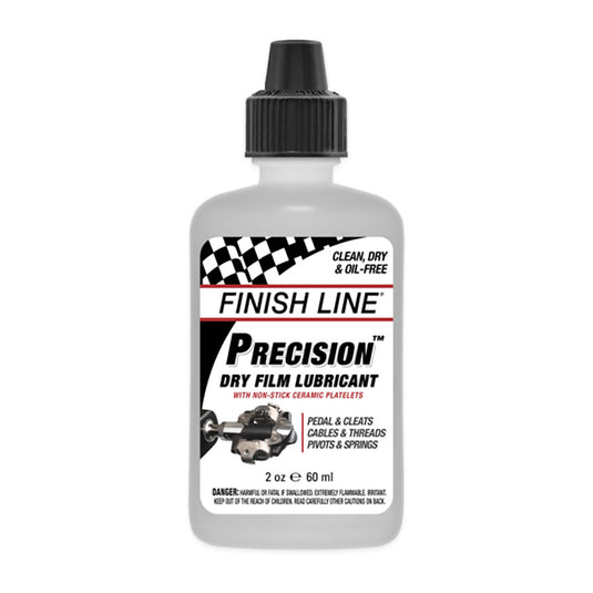 Finish Line Precision Dry Film Lubricant 2oz | Ceramic, Non-Stick Bike Chain & Cable Lubricant