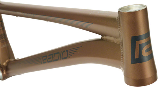 Radio Quartz BMX Race Frame - Pro XL, 21.25" TT, Metallic Copper