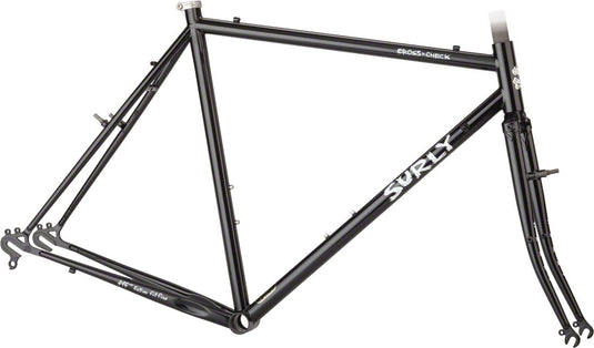 Surly-Cross-Check-Black-Cyclocross-Frame-Mountain-Bike-Road-Bike-FM0254