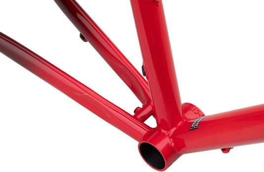 All-City Zig Zag Frameset - 700c, Steel, Orange/Red Fade, 46cm