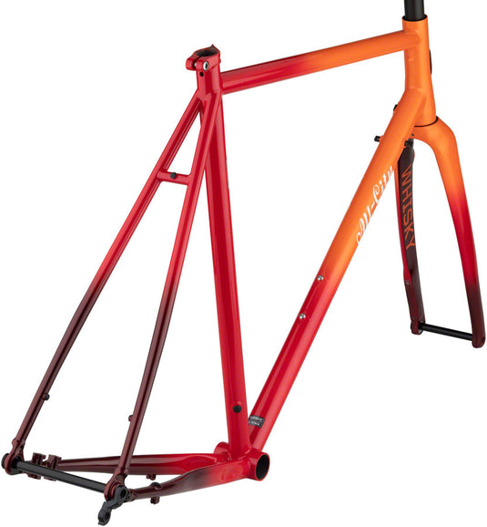 All-City Zig Zag Frameset - 700c, Steel, Orange/Red Fade, 55cm