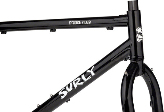 Surly Bridge Club Frameset - 27.5", Steel, Trevor's Closet Black, X-Large