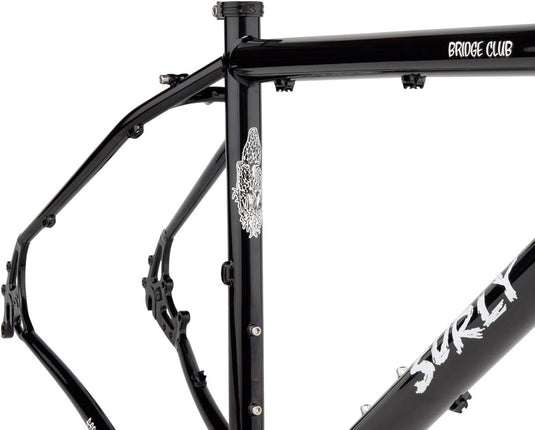 Surly Bridge Club Frameset - 27.5", Steel, Trevor's Closet Black, Large