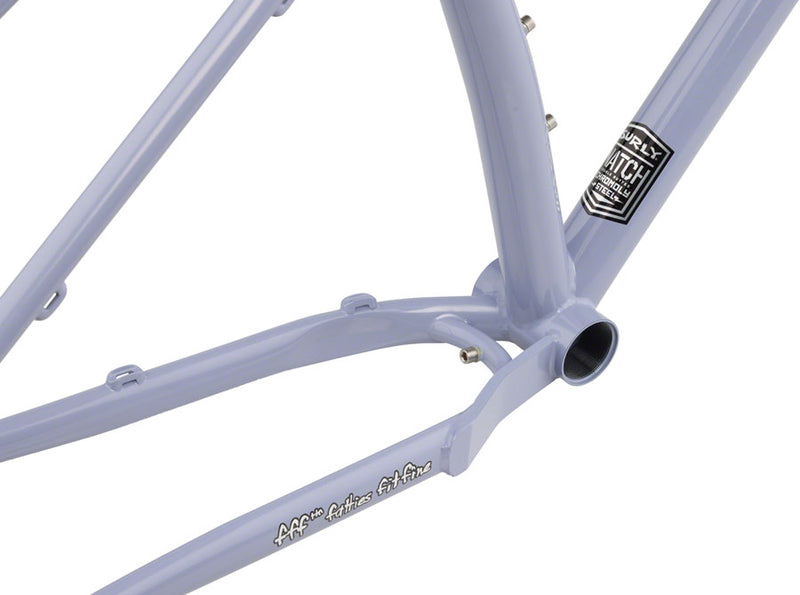 Load image into Gallery viewer, Surly Grappler Frameset - 27.5", Steel, Purple Dust Bunny, X-Large
