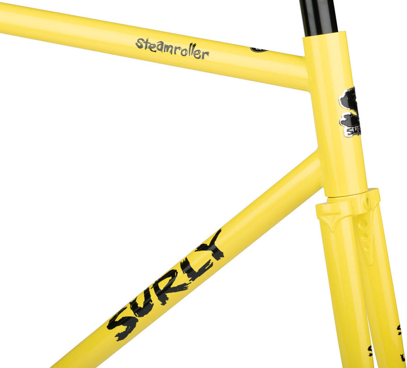 Load image into Gallery viewer, Surly Steamroller Frameset - 700c, Steel, Banana Candy Yellow, 49cm
