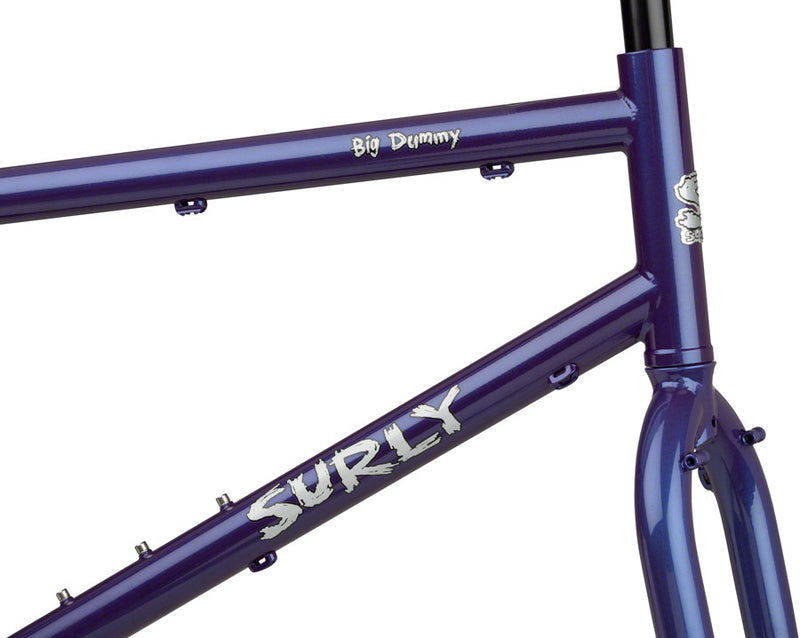 Load image into Gallery viewer, Surly Big Dummy Cargo Framekit - 26", Steel, Bruised Ego Purple, Large
