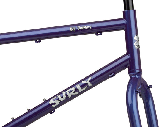 Surly Big Dummy Cargo Framekit - 26", Steel, Bruised Ego Purple, Large