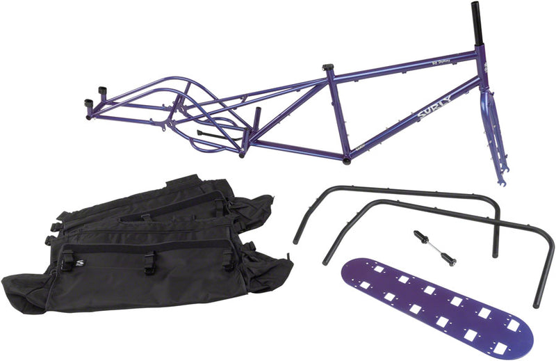 Load image into Gallery viewer, Surly Big Dummy Cargo Framekit - 26", Steel, Bruised Ego Purple, Small
