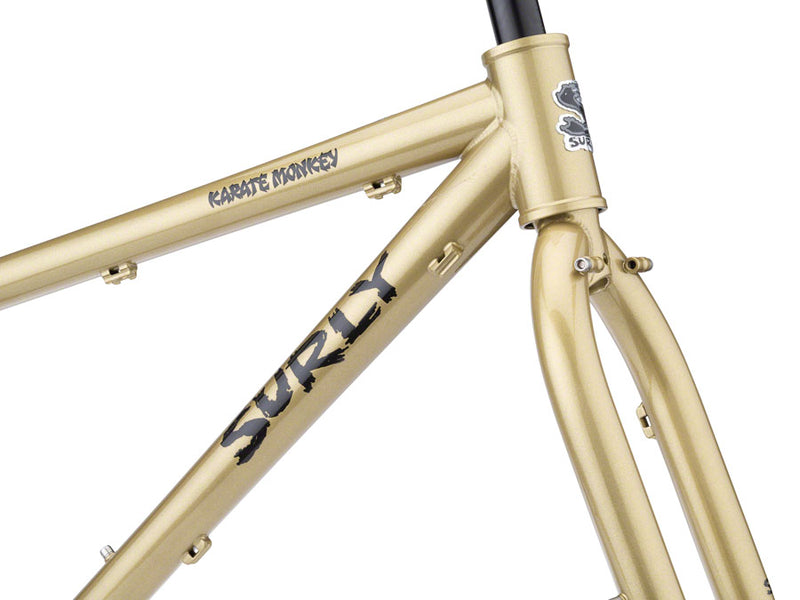 Load image into Gallery viewer, Surly Karate Monkey Frameset - 27.5&quot;, Steel, Fool&#39;s Gold, Small
