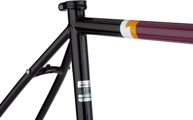 Load image into Gallery viewer, All-City Gorilla Monsoon Frameset - 650b, Steel, Charred Berry, 52cm

