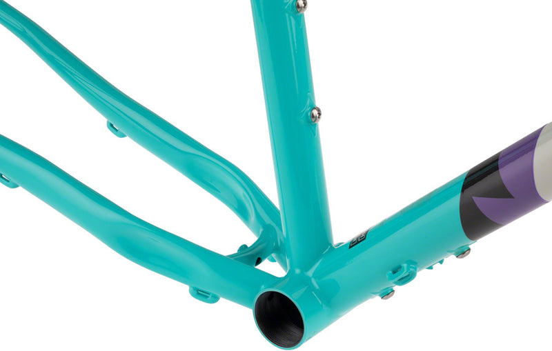 Load image into Gallery viewer, All-City Gorilla Monsoon Frameset - 650b, Steel, Aqua Seafoam, 43cm
