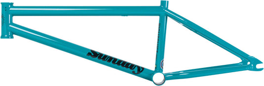 Sunday Nightshift BMX Frame - 20.75" TT, Billiards Green