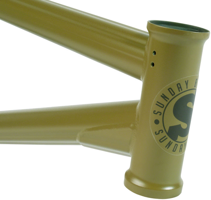 Load image into Gallery viewer, Sunday Soundwave V3 BMX Frame - 20.75" TT, Matte Army Green

