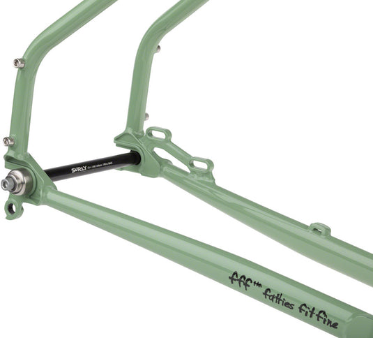 Surly Grappler Frameset - 27.5, Steel, Sage Green, Medium