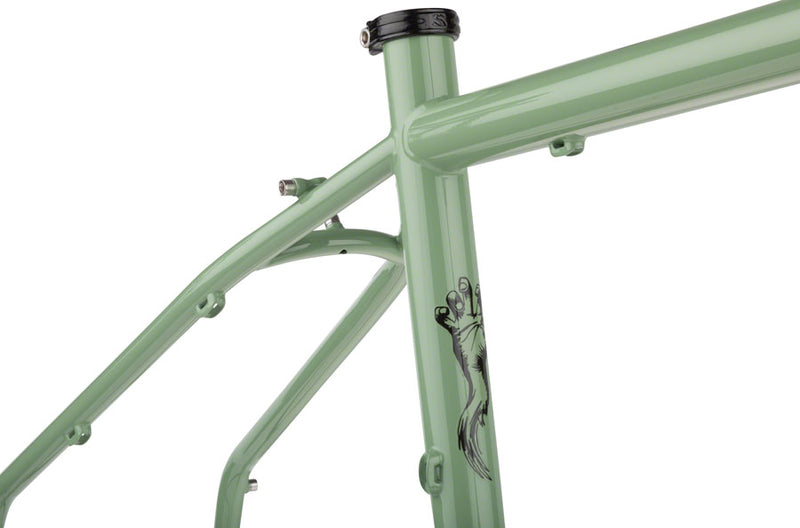 Load image into Gallery viewer, Surly Grappler Frameset - 27.5, Steel, Sage Green, X-Small
