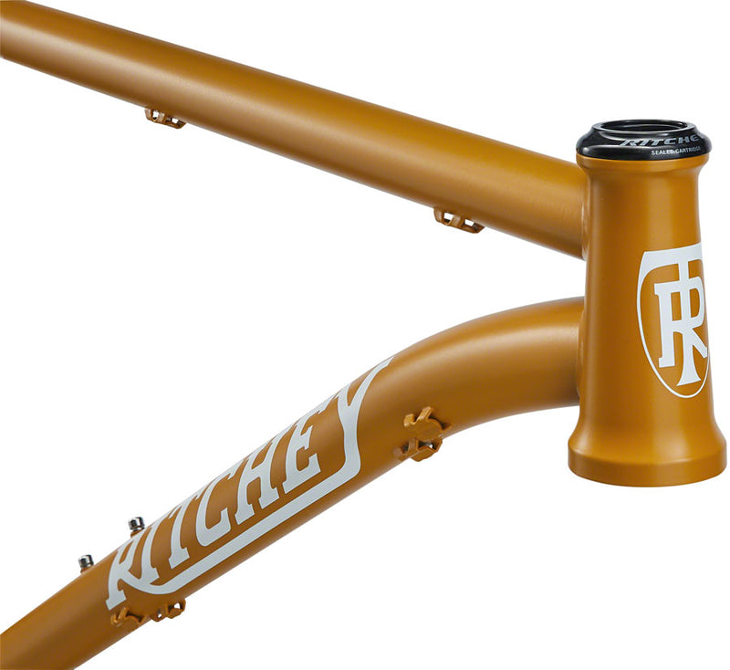 Load image into Gallery viewer, Ritchey Ultra Mountain Frameset - 29&quot;/27.5&quot;, Steel, Honey Mustard, Small
