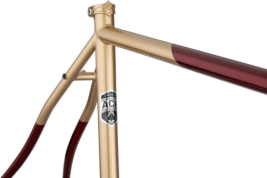 All-City Cosmic Stallion Frameset - 700c, Steel, Currant and Cream, 46cm