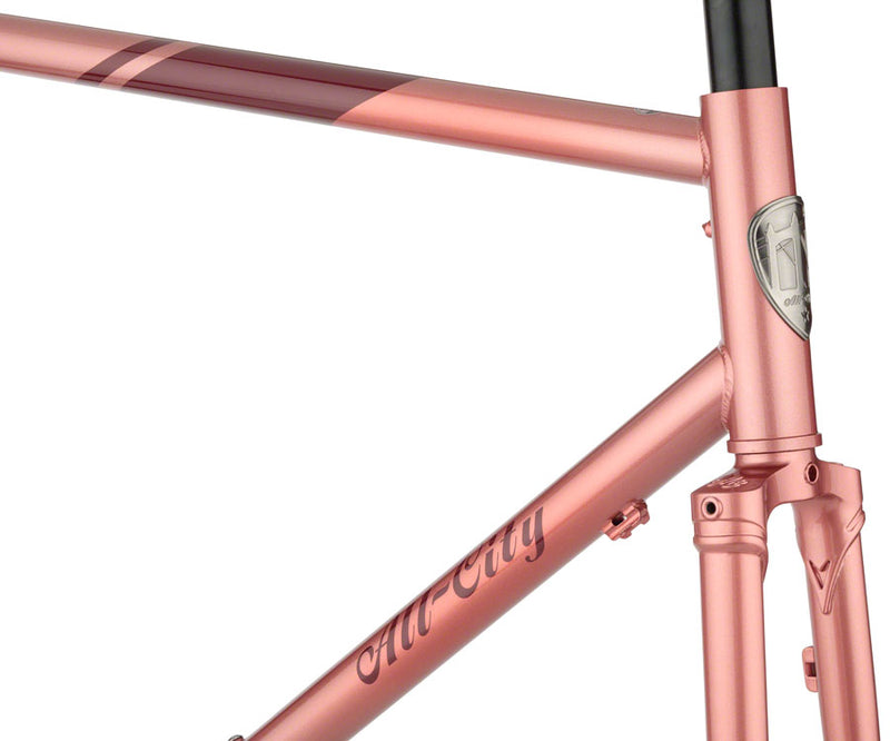Load image into Gallery viewer, All-City Space Horse Frameset - 650b, Steel, Dusty Rose, 46cm
