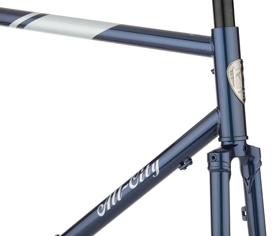 All-City Space Horse Frameset - 700c/650b, Steel, Neptune Blue, 61cm