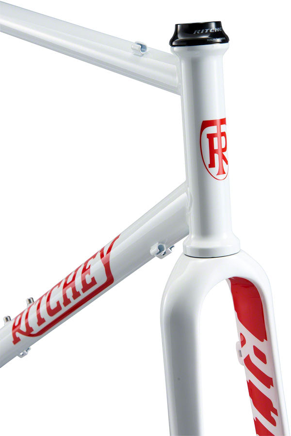 Ritchey Swiss Cross Frameset - 700c, Steel, White, X-Large
