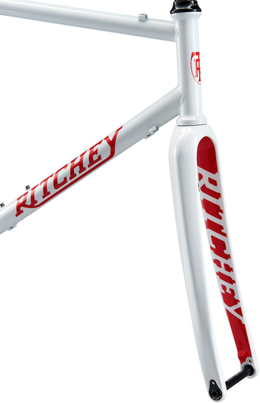 Ritchey Swiss Cross Frameset - 700c, Steel, White, Large