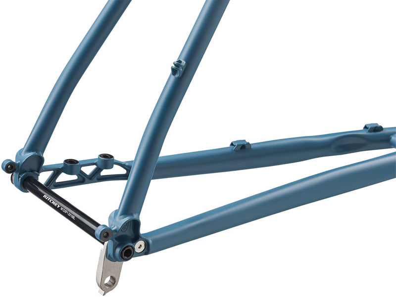 Load image into Gallery viewer, Ritchey Outback Breakaway Frameset - 700c, Steel, Blue, X-Small
