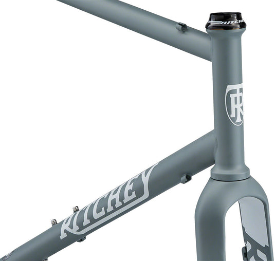 Ritchey Outback Frameset - 700c/650b, Steel, Gray, Large