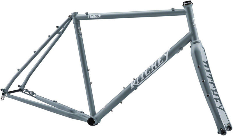 Load image into Gallery viewer, Ritchey-Outback-Frameset-Granite-&amp;-Snow-All-Road-Frame-ALFM0125
