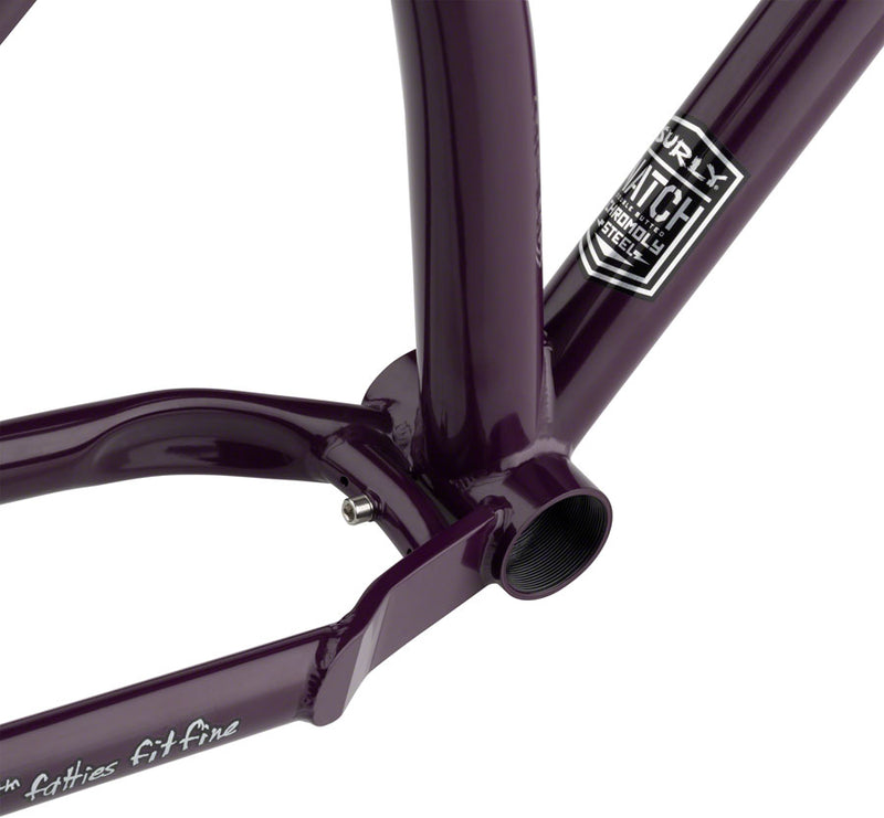 Load image into Gallery viewer, Surly Karate Monkey Frameset - 27.5&quot;, Steel, Organic Eggplant, Small
