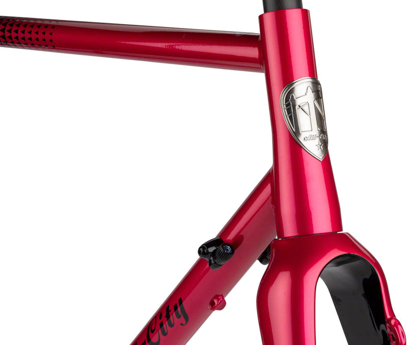 Load image into Gallery viewer, All-City Zig Zag Frameset - 700c, Steel, Sour Cherry Seltzer, 49cm
