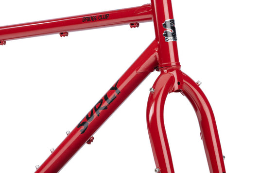 Surly Bridge Club Frameset - 27.5", Steel, Lingering Cranberry, Large
