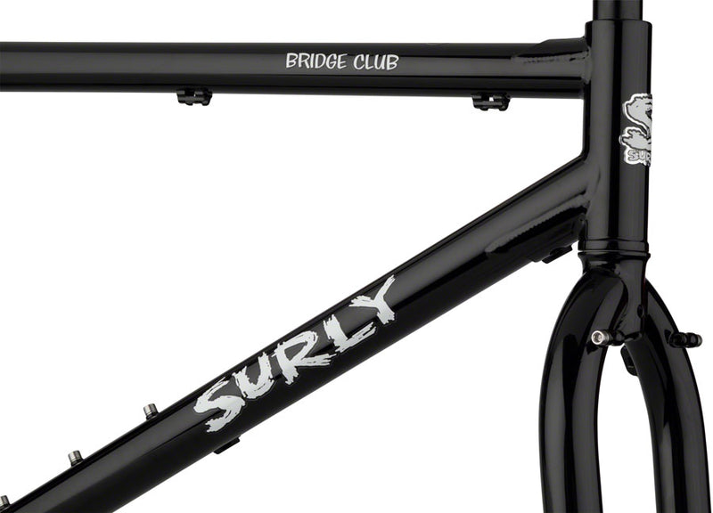 Load image into Gallery viewer, Surly Bridge Club Frameset - 27.5&quot;/700c, Steel, Black, Small
