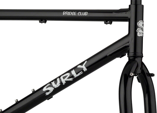 Surly Bridge Club Frameset - 27.5"/700c, Steel, Black, Large