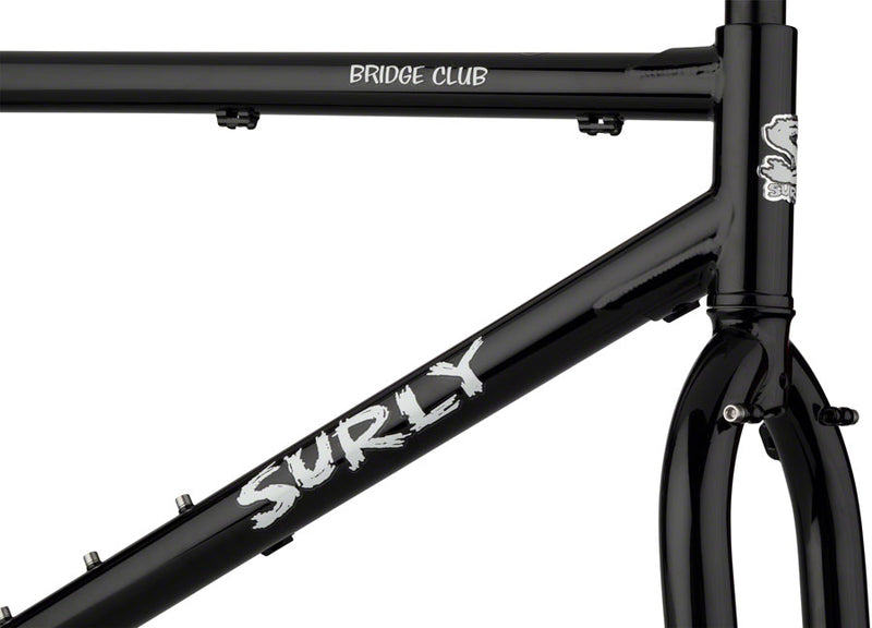 Load image into Gallery viewer, Surly Bridge Club Frameset - 27.5"/700c, Steel, Black, Medium
