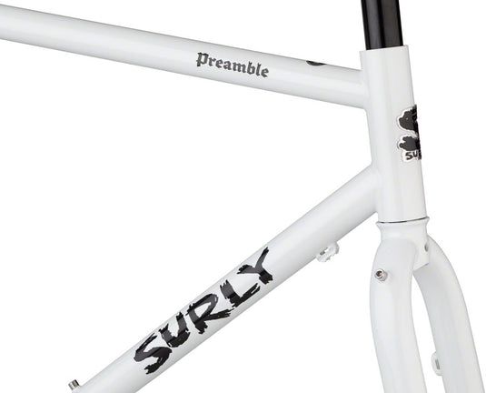 Surly Preamble Frameset - 700c, Thorfrost White, Large