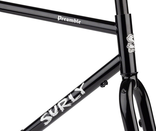 Surly Preamble Frameset - 700c, Black, Large