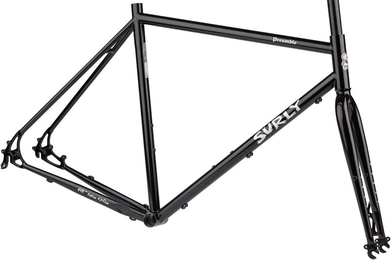 Load image into Gallery viewer, Surly-Preamble-Frameset-Black-All-Road-Frame-ALFM0080
