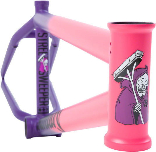 Sunday Street Sweeper BMX Frame - 20.5" TT, Pink/Purple