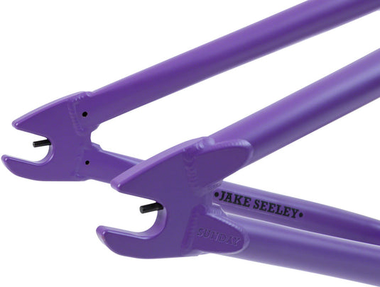 Sunday Street Sweeper BMX Frame - 21" TT, Pink/Purple