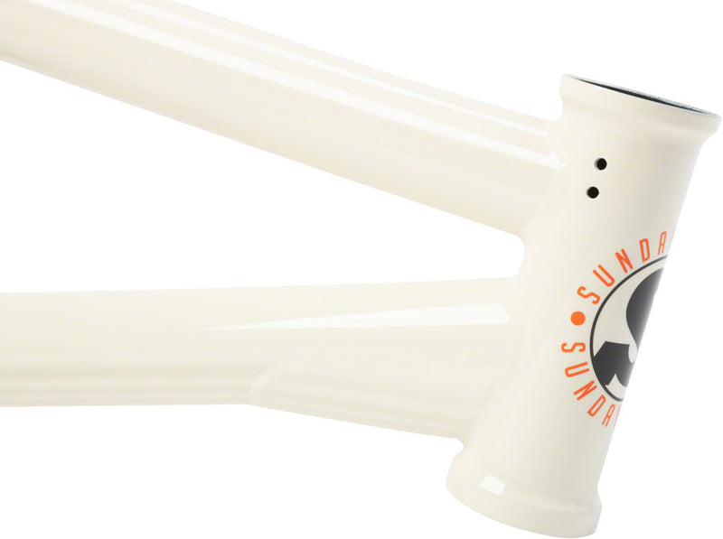 Load image into Gallery viewer, Sunday Soundwave V3 BMX Frame - 20.5" TT, White
