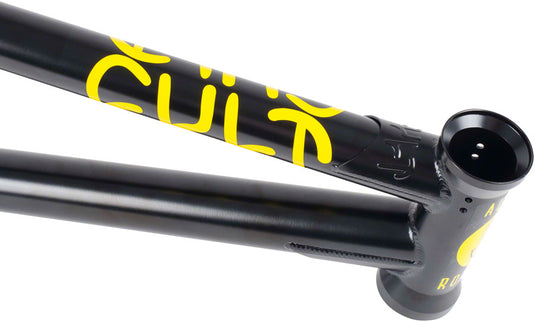 Cult Perris BMX Frame - 19.9" TT, Black Short, Quick, And Responsive Back End