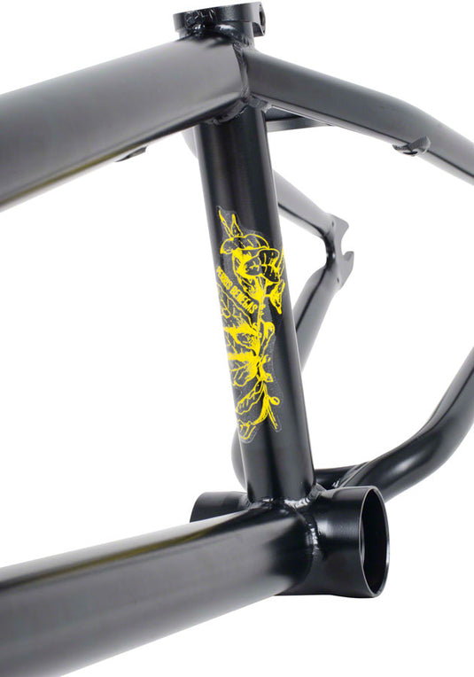 Cult Perris BMX Frame - 20.6" TT, Black Short, Quick, And Responsive Back End